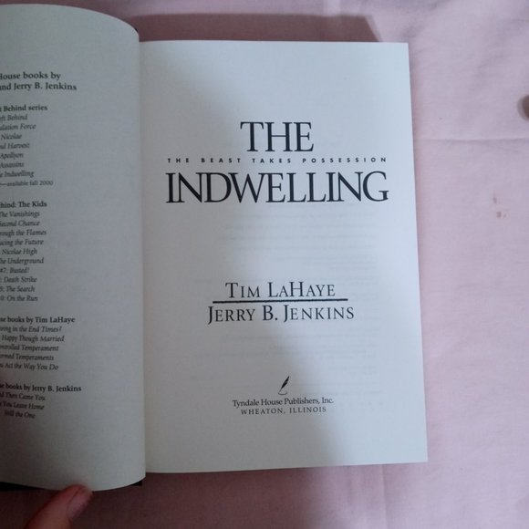 The Indwelling The Beast Takes Possession #7 Tim LaHaye Hardcover First Edition - Picture 4 of 6